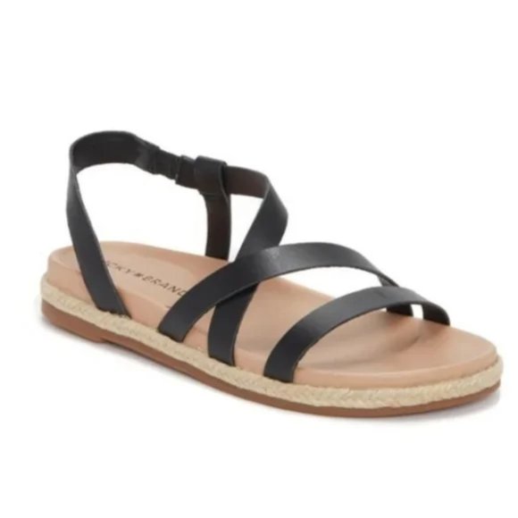 Lucky Brand Darli strappy espadrilles sandals nwt 7 - Picture 1 of 4